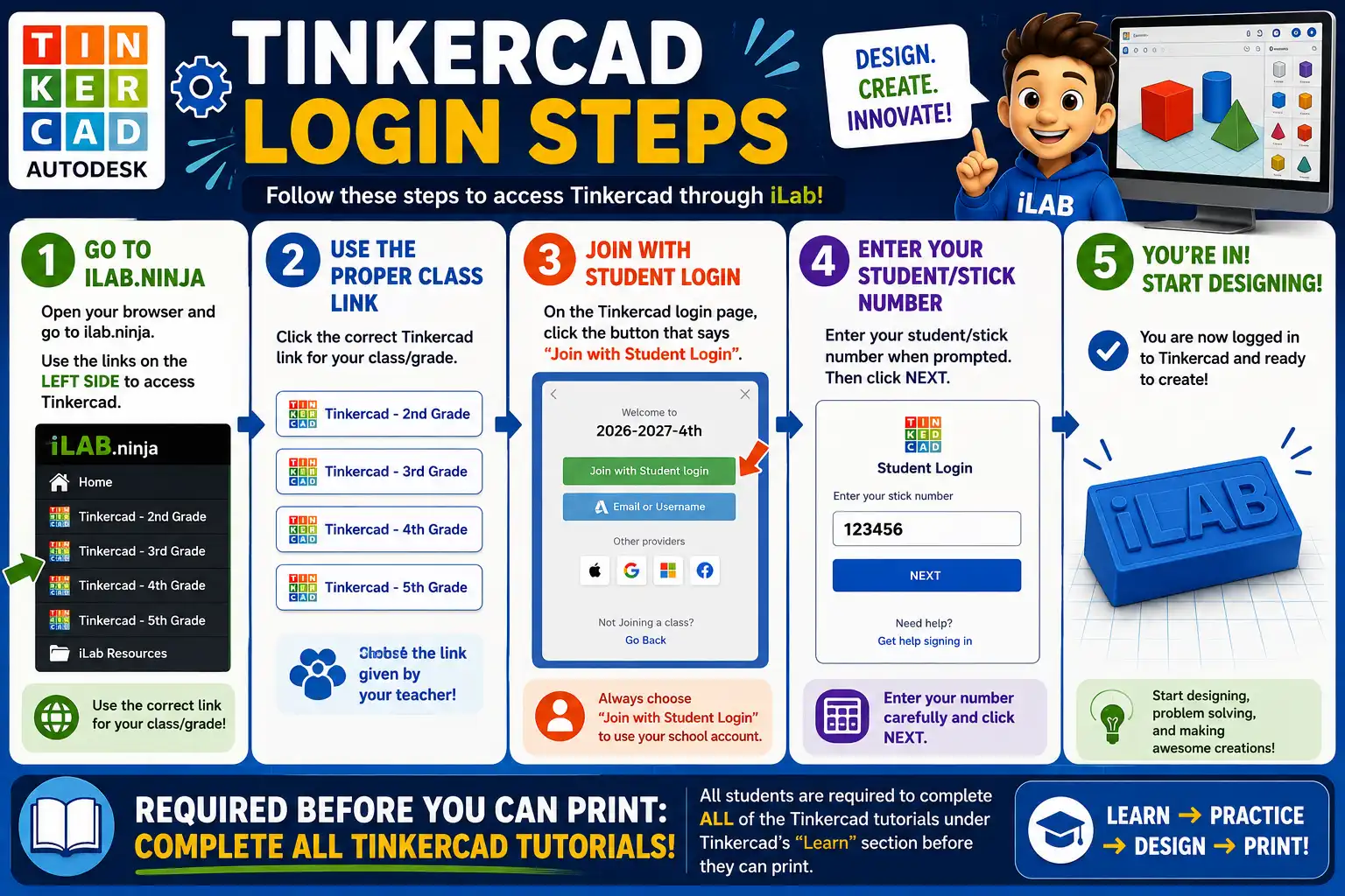 Tinkercad Steps
